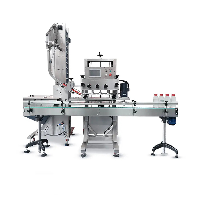 ਆਟੋਮੈਟਿਕ ਹਾਈ ਸਪੀਡ ਪਲਾਸਟਿਕ ਪੇਚ ਵਾਲੀ ਪਾਣੀ ਦੀ ਬੋਤਲ ਕੈਪ ਮਸ਼ੀਨ