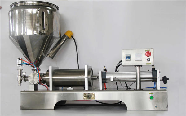 ਸ਼ੁੱਧ ਵਾਯੂਮੈਟਿਕ ਅਰਧ-ਆਟੋਮੈਟਿਕ ਫਲ ਜੈਮ ਫਿਲਿੰਗ ਮਸ਼ੀਨ