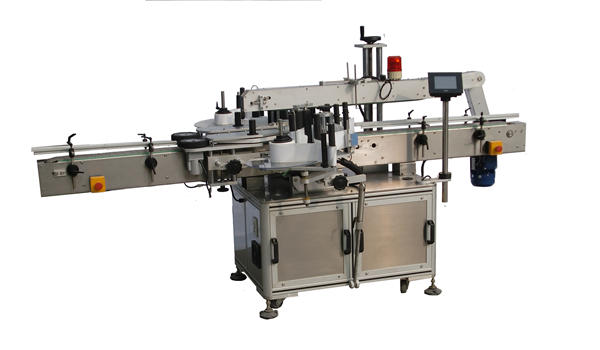 ਸ਼ੈਂਪੂ ਲਈ ਪਲਾਸਟਿਕ ਦੀ ਬੋਤਲ ਡਬਲ ਸਾਈਡ ਲੇਬਲਿੰਗ ਮਸ਼ੀਨ